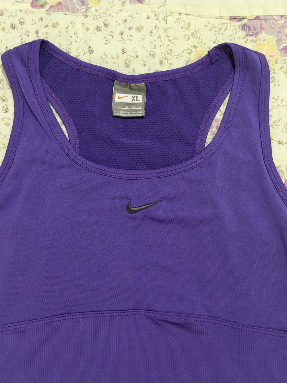 Nike Purple Racerback Performance Tank Top - Picture 4 of 5